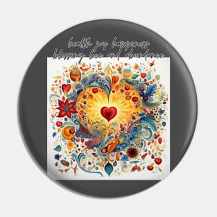 health joy happiness blessing love and abundance Pin