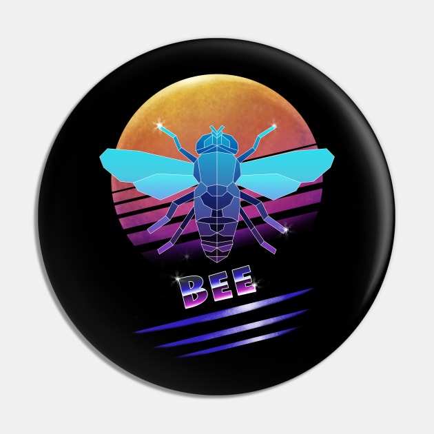 Cyberpunk Bee Pin by Jay Diloy