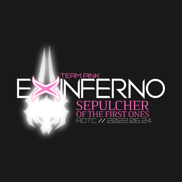 Team Pink AOTC Sepulcher of the First Ones T-Shirt (BLACK) by Ex Inferno