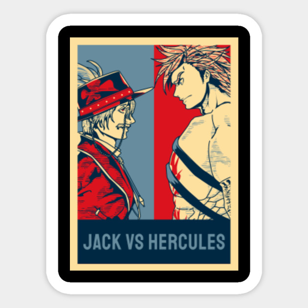 Record of Ragnarok - Jack Vs Hercules Poster - Record Of Ragnarok - Sticker