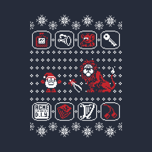 Santa of the Yolkfolk - Ugly Sweater by RetroReview