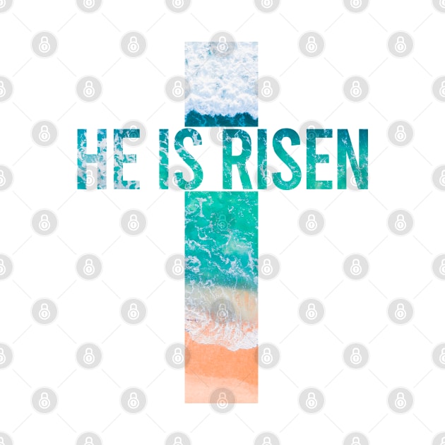 He is Risen Ocean Cross by Move Mtns