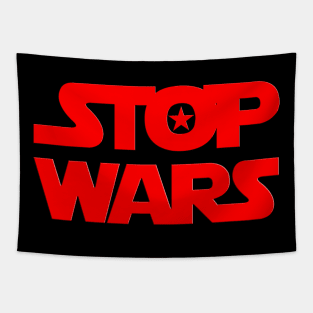 STOP WARS Tapestry