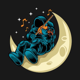 Playing Violist in Space T-Shirt