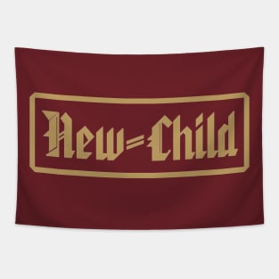 golden new-child Tapestry