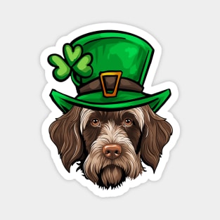 Funny St Patricks Day Wirehaired Pointing Griffon Magnet