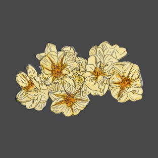 Yellow Daylily Bouquet T-Shirt