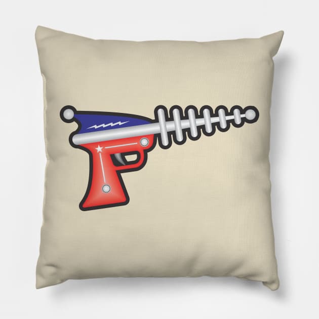 Ray Gun Pillow by Norwood Designs