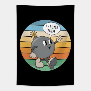 Vintage bomb mascot Tapestry