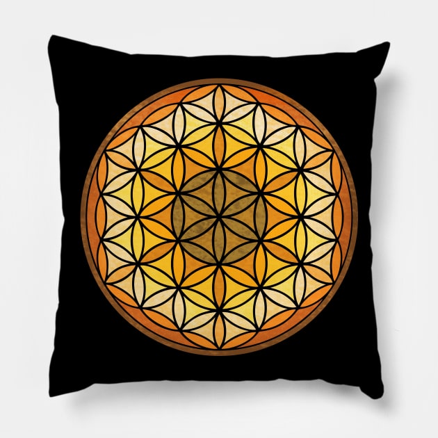 Flower of Life Pillow by CelestialStudio