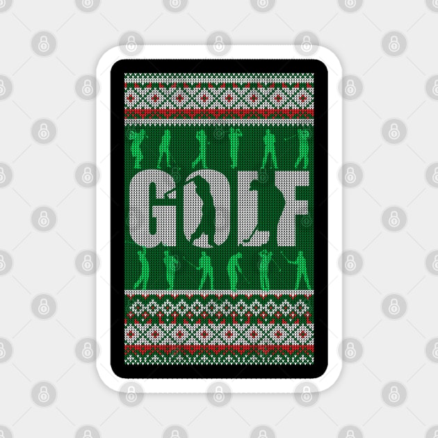 Golf Ugly Christmas Magnet by golf365