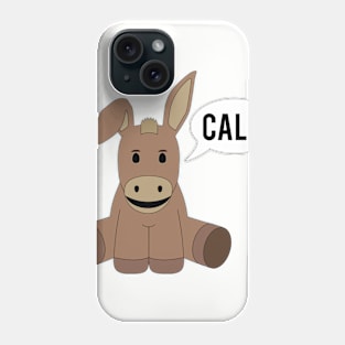 Donkey poker design Phone Case
