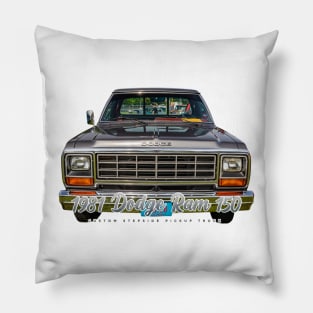 1981 Dodge Ram 150 Custom Stepside Pickup Truck Pillow