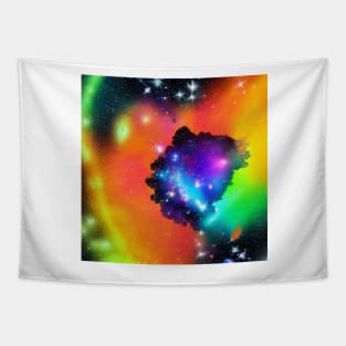 Galaxy Fire and Ice Tapestry