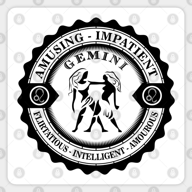 Gemini Sign Horoscope - Gemini Horoscope Sign - Sticker | TeePublic Gemini Sign Horoscope - Gemini Horoscope Sign - Sticker | TeePublic
