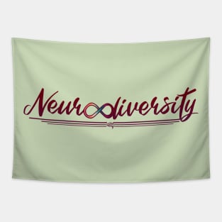 Neurodiversity (front and back design) Tapestry