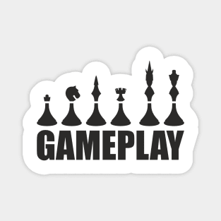 Chess Gameplay Magnet