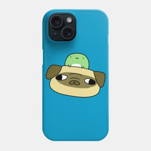 Pug Face and Frog Phone Case