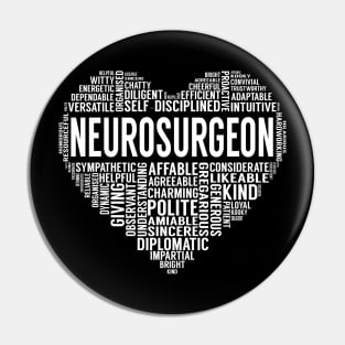 Neurosurgeon Heart Pin