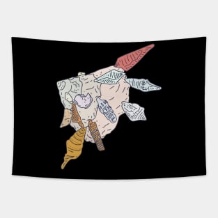 Seashell Collector - Carrier Shell - Xenophora Tapestry