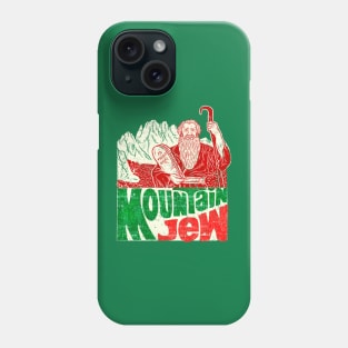 Moses Ten Commandments Pun Mountain Jew Phone Case