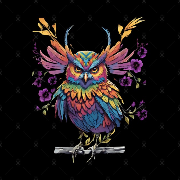 great colorfull owl by dodolanlaku