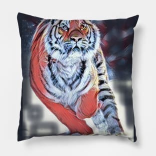 Tiger Runnings Pillow