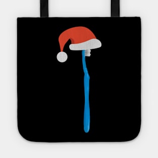 Toothbrush wearing Santa cap! | Merry Christmas | Santa Claus Tote