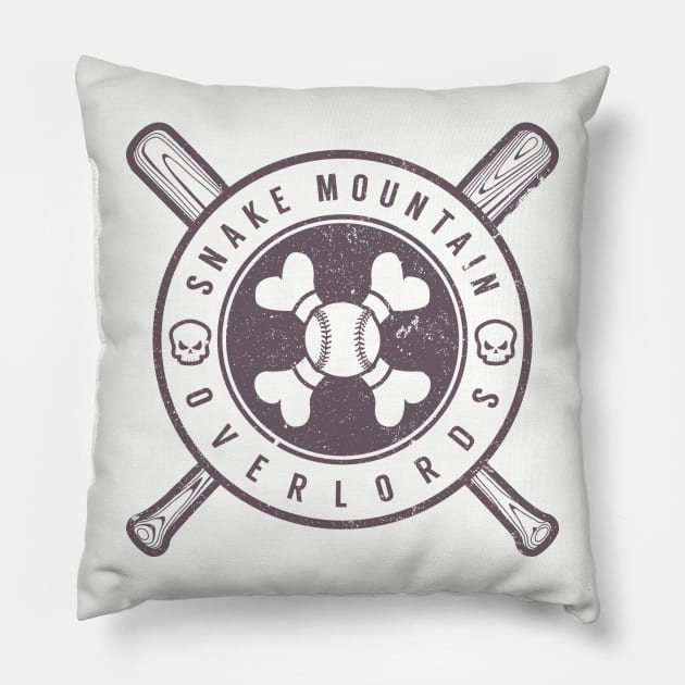 Snake Mountain Overlords Pillow by Stationjack