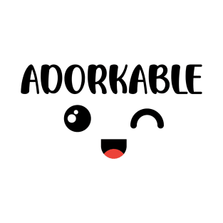 Cute Adorkable Wink T-Shirt