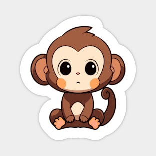 Cute little monkey Magnet