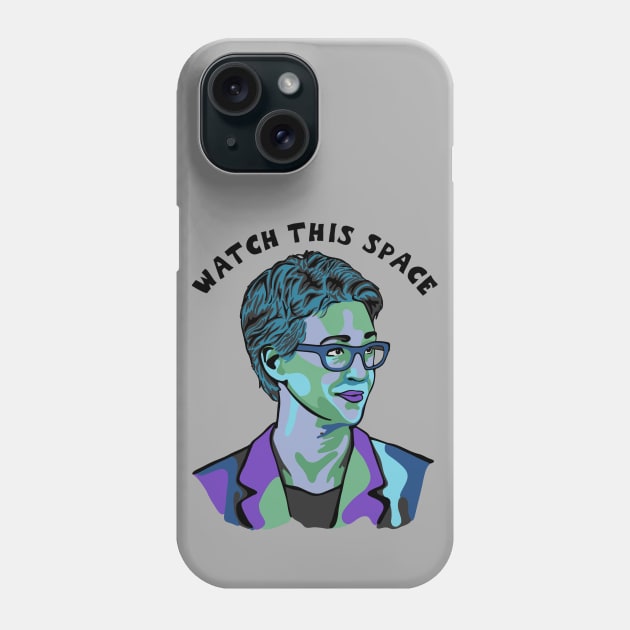 Rachel Maddow Portrait Phone Case by Slightly Unhinged
