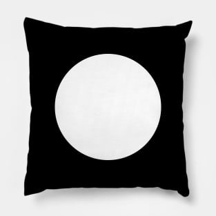 White circle Pillow