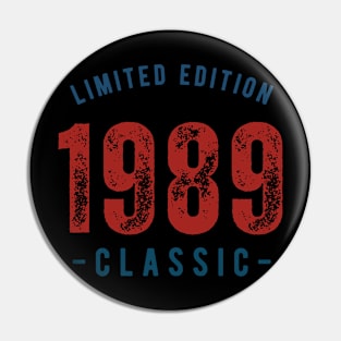 Limited Edition Classic 1989 Pin