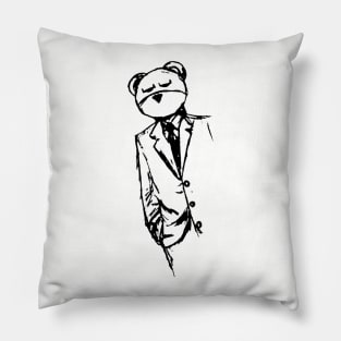 Suit Bear Pillow