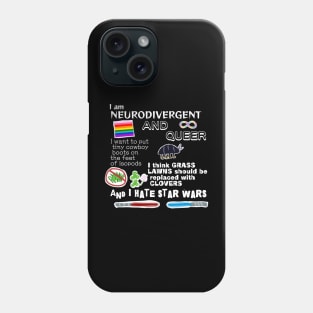 Neurodivergent isopods Phone Case