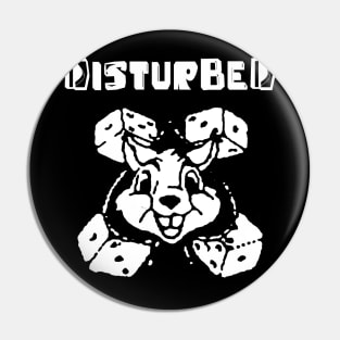 disturbed bunny dice Pin