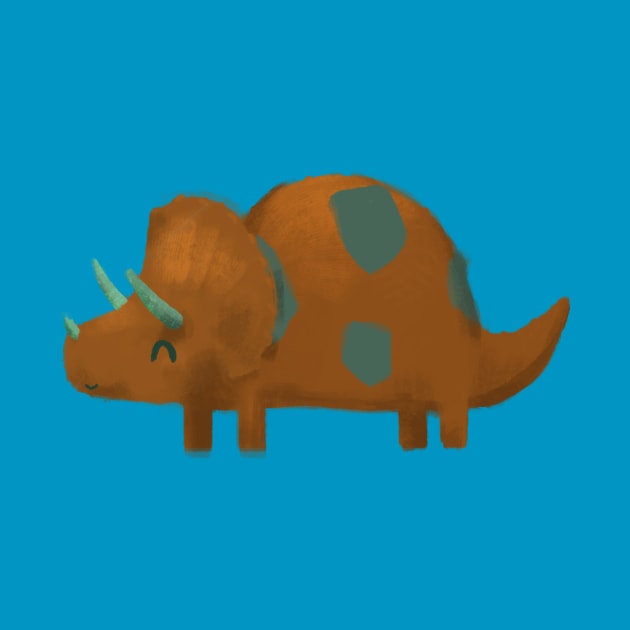 Stegosaurus - Cute Prehistoric Dinosaur cartoon Illustration by Stilo29