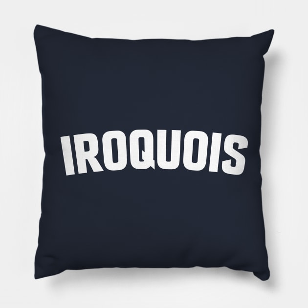 IROQUOIS Pillow by LOS ALAMOS PROJECT T