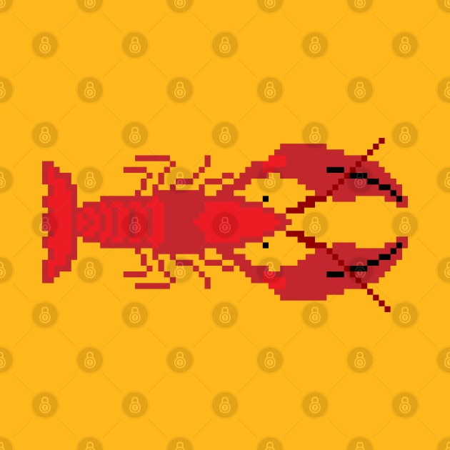 8-bit Crawfish by zrau