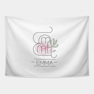 Emma name logo Tapestry