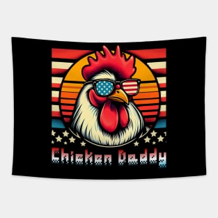Father's day dad daddy chicken Tapestry