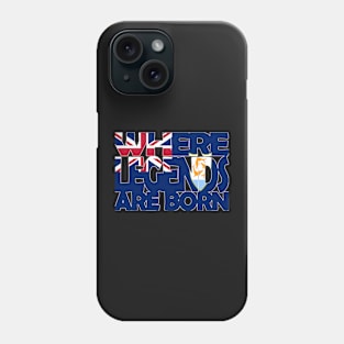 Anguilla Flag - Where Legends Are Born - Anguillan - Soca Mode Phone Case