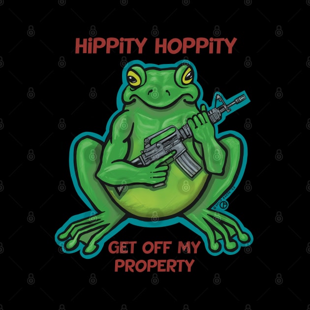 Hippity Hoppity Get Off My Property by Art from the Blue Room