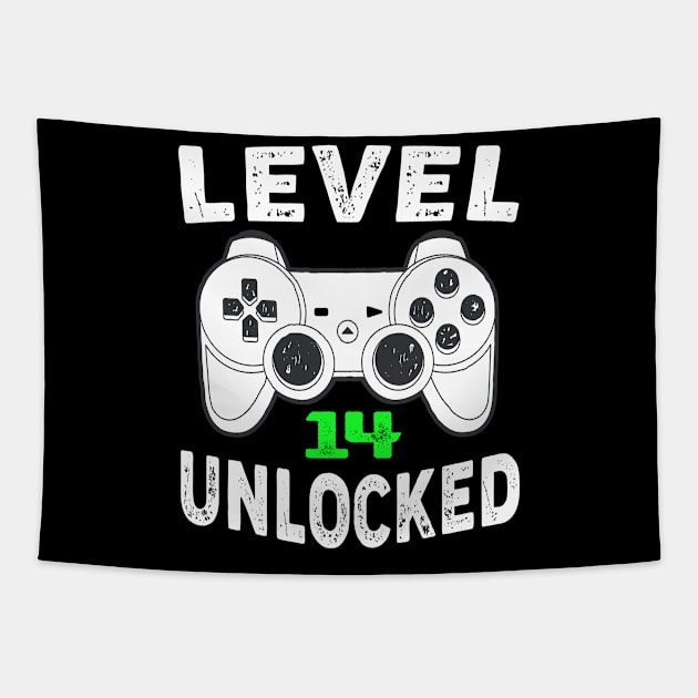 Level 14 Unlocked Tapestry by Aliaksandr