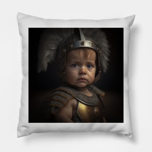 A Cute Gladiator Baby Pillow