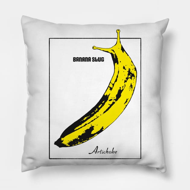 Banana Slug Pillow by Timothy Sellers