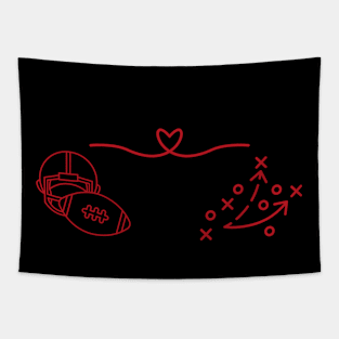 Football mom Tapestry