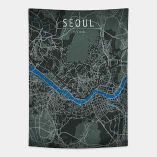 SEOUL MAP Tapestry