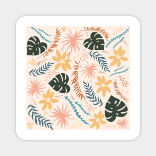 Tropical pattern Magnet